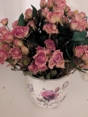 Bouquet de roses séché